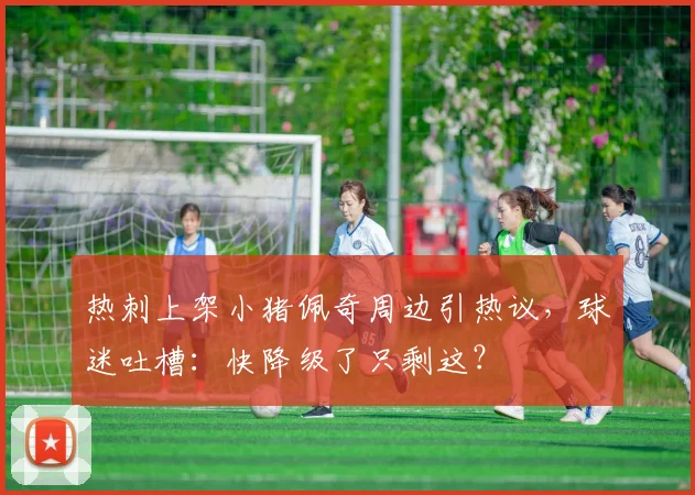热刺上架小猪佩奇周边引热议，球迷吐槽：快降级了只剩这？